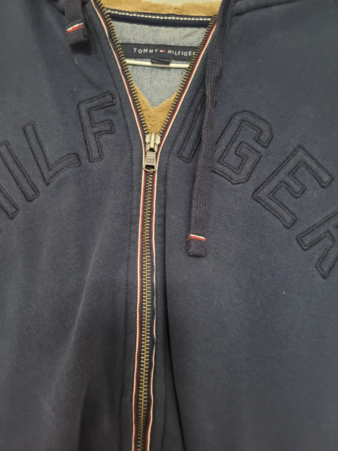Tommy Hilfiger Navy Blue Zip-Up Hoodie - photo 2