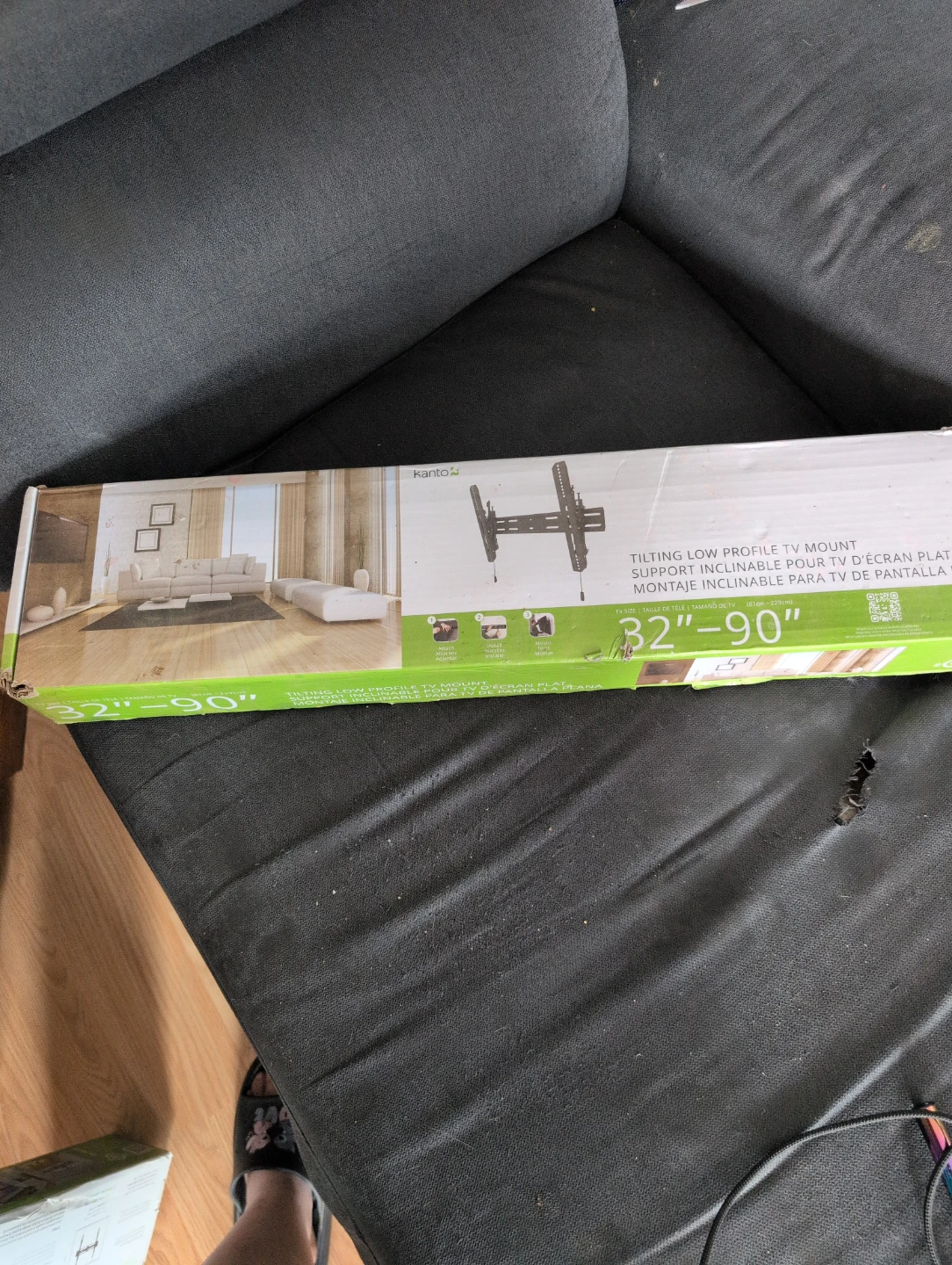 Kanto Tilting Low Profile TV Mount 32"-90"