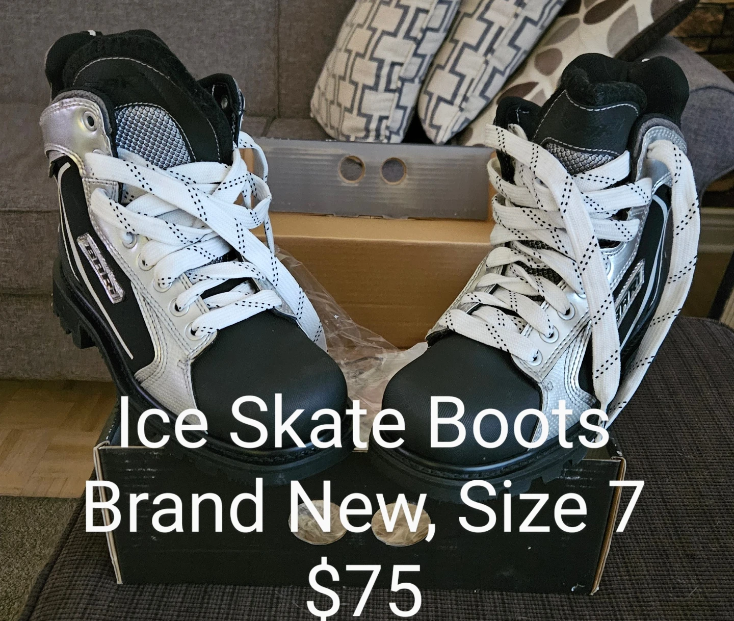 Bauer Ice Skate Boots Size 7