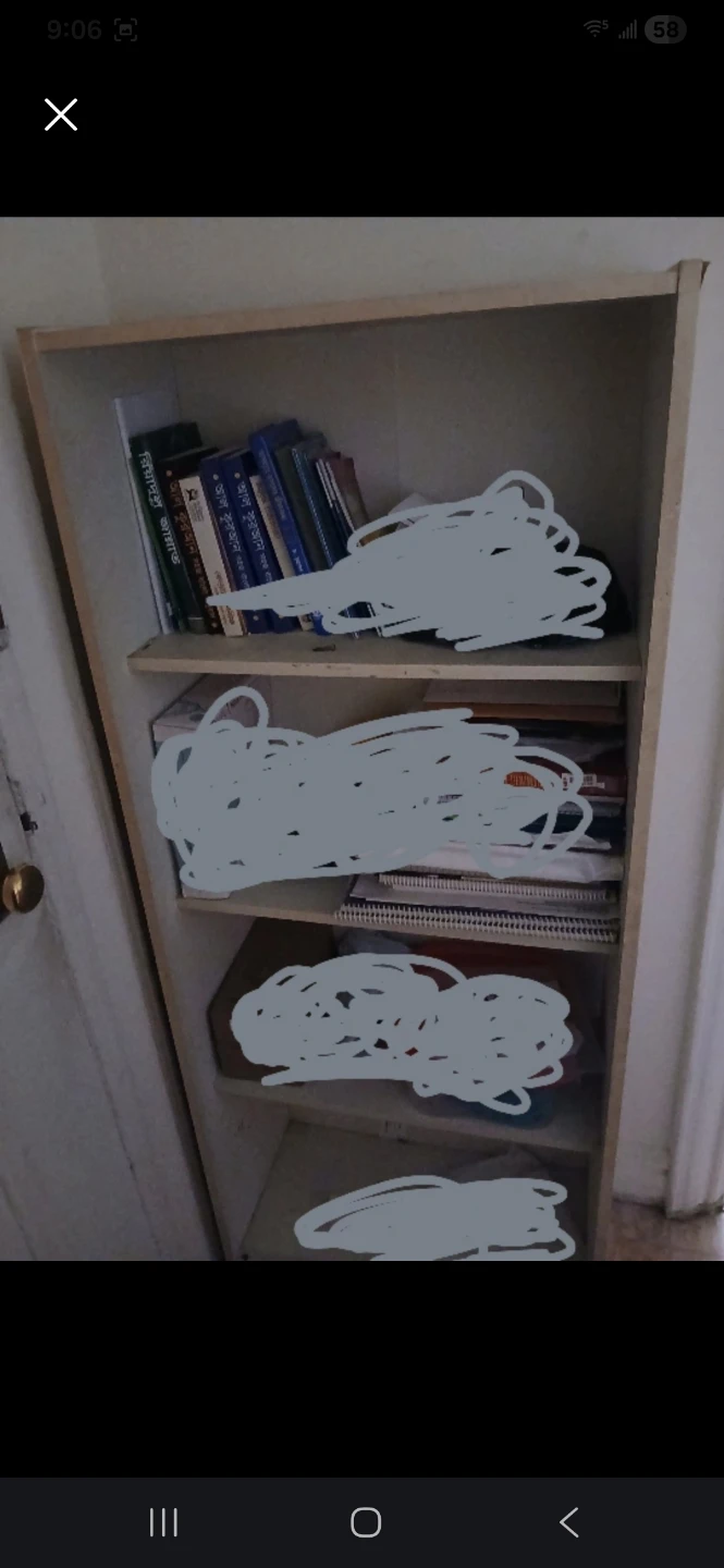 Wooden Bookshelf