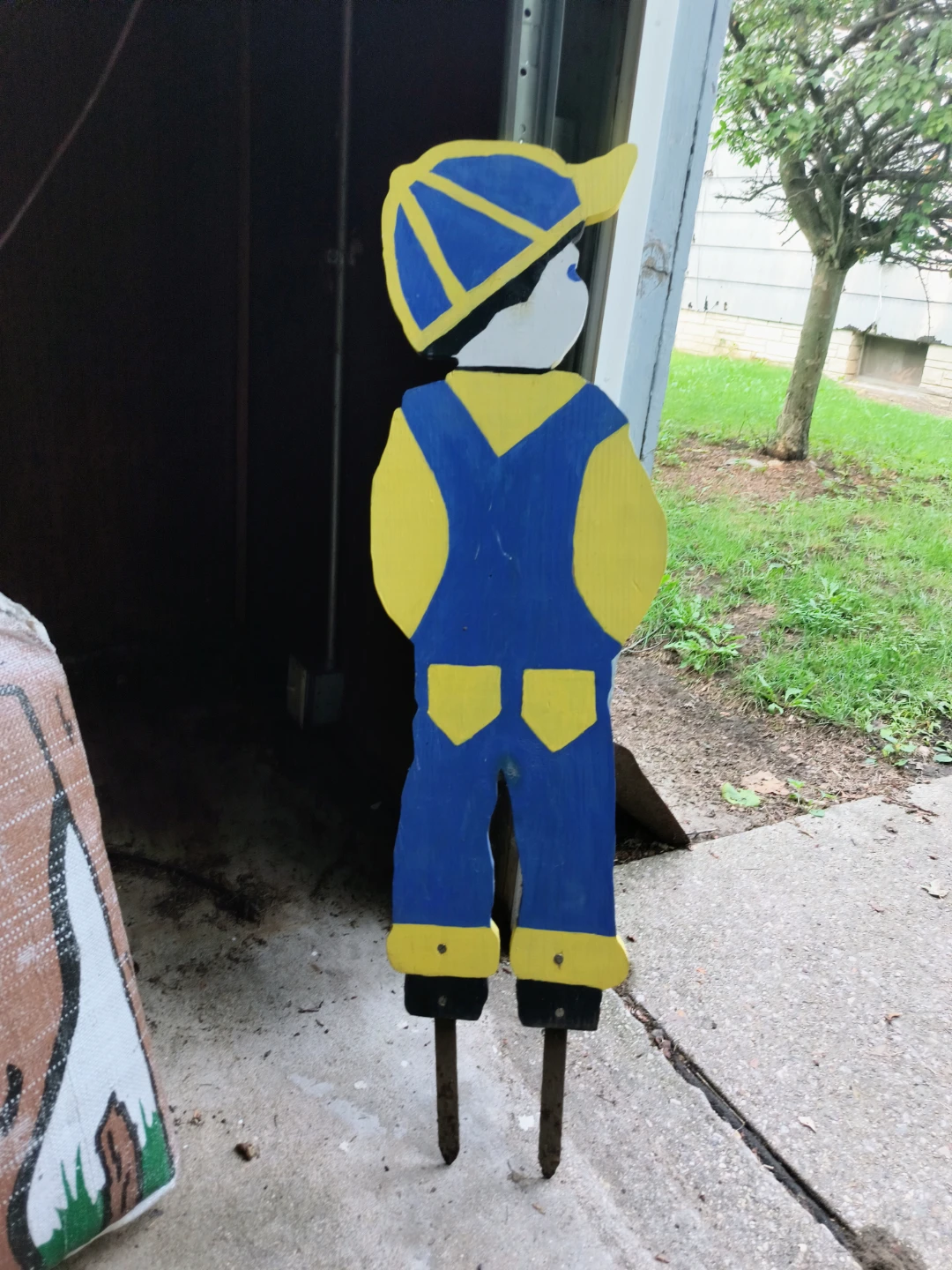 Outdoor Figure 39 1/4 tall wood