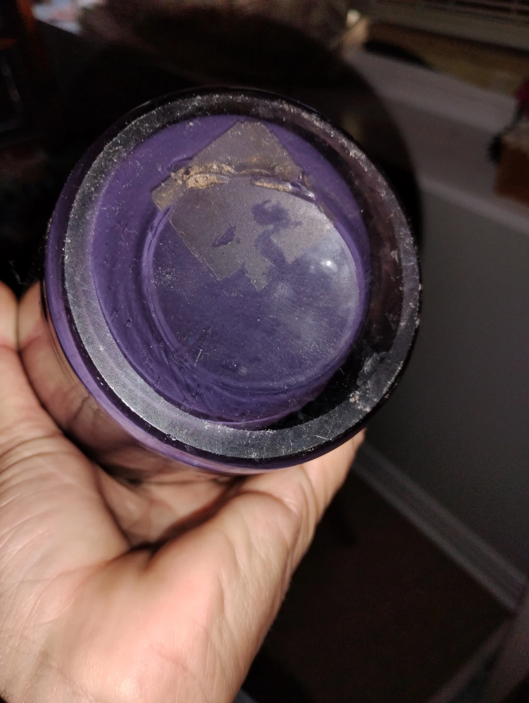 Vintage Murano Purple Glass Vase - photo 2