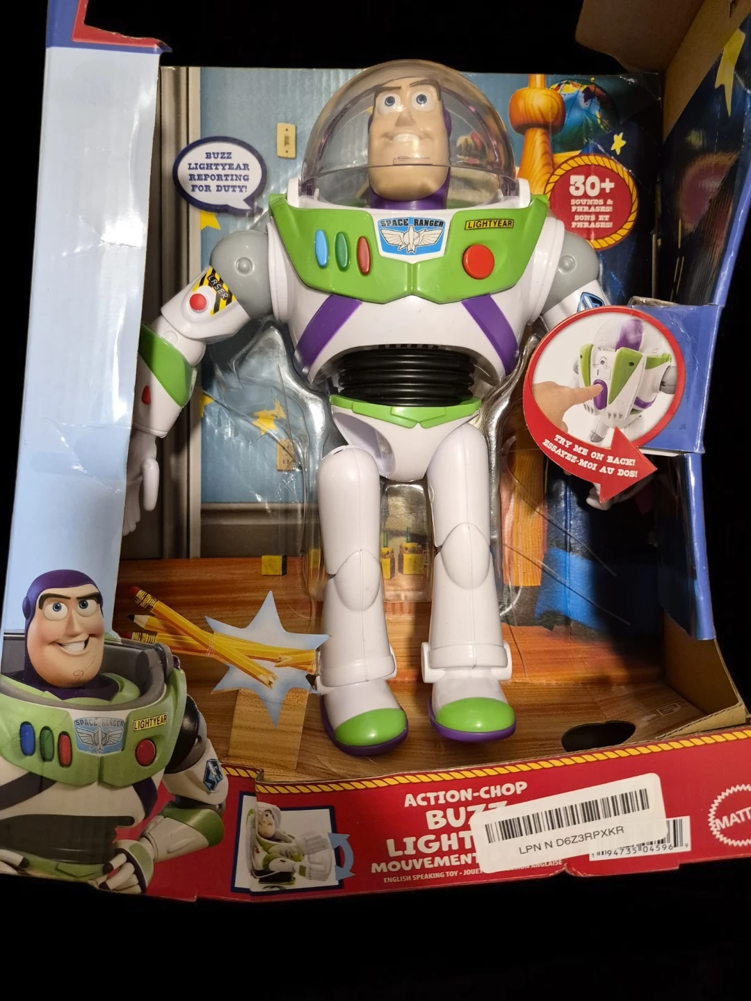 Mattel Action-Chop Buzz Lightyear Toy