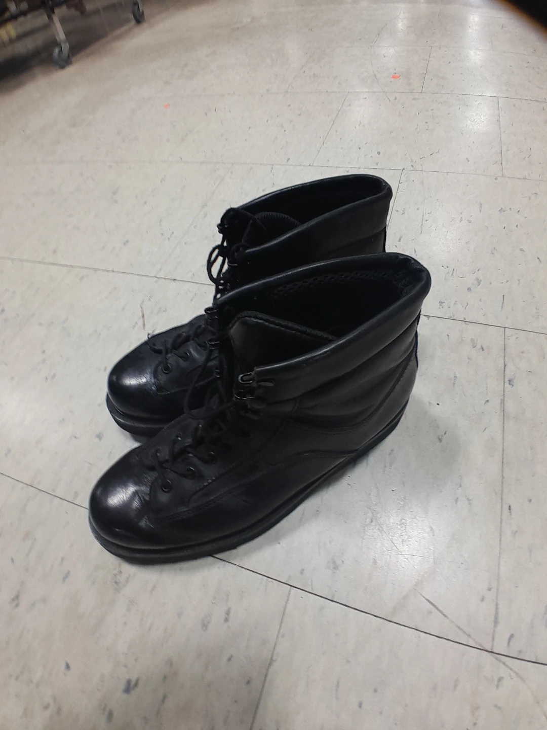 Black Original Verbatim Leather Tactical Boots Men's Size 10.5 - photo 4