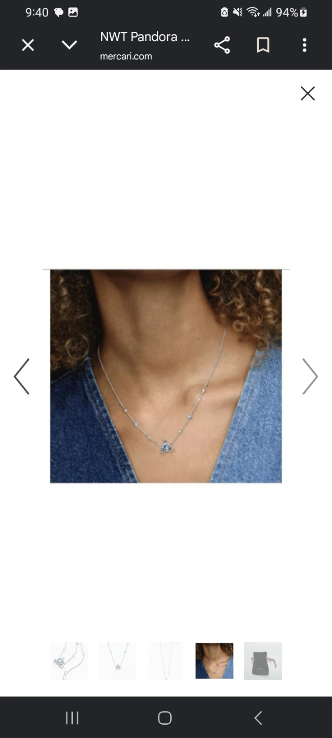 Pandora Sparkling Cinderella Carriage Necklace - photo 3