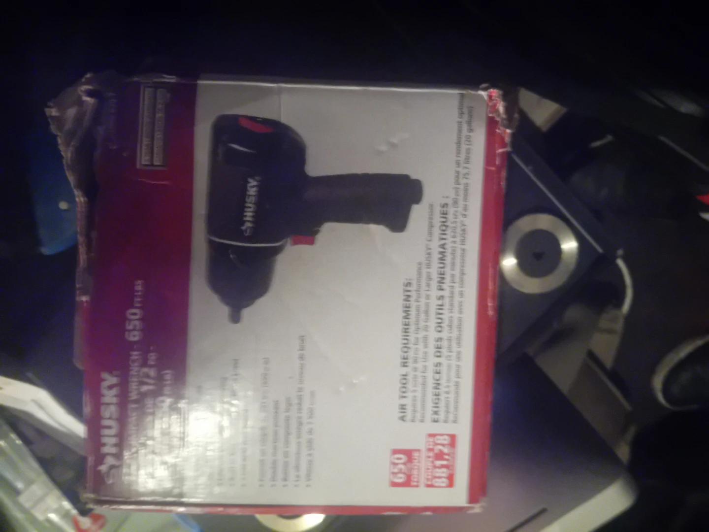Husky 1/2 in. Impact Wrench - 650 FT-LBS - photo 2