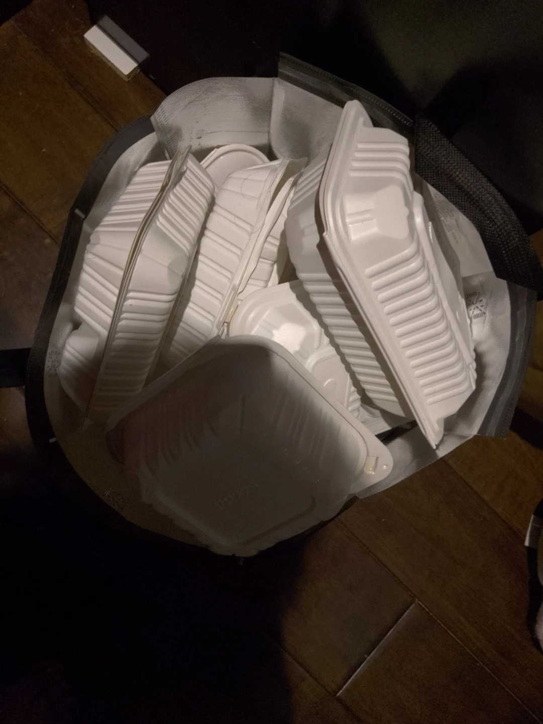 White Take-out Food Containers
