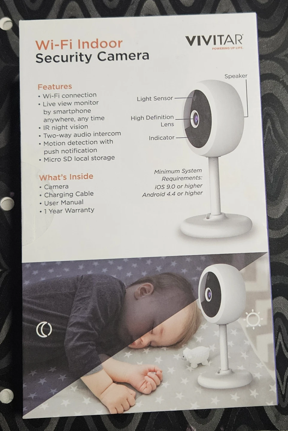 VIVITAR Wi-Fi Indoor Security Camera
