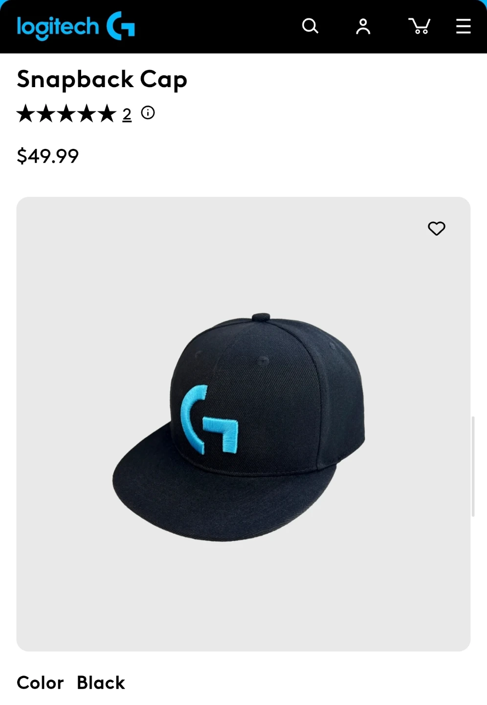 Logitech G Snapback Cap - photo 2