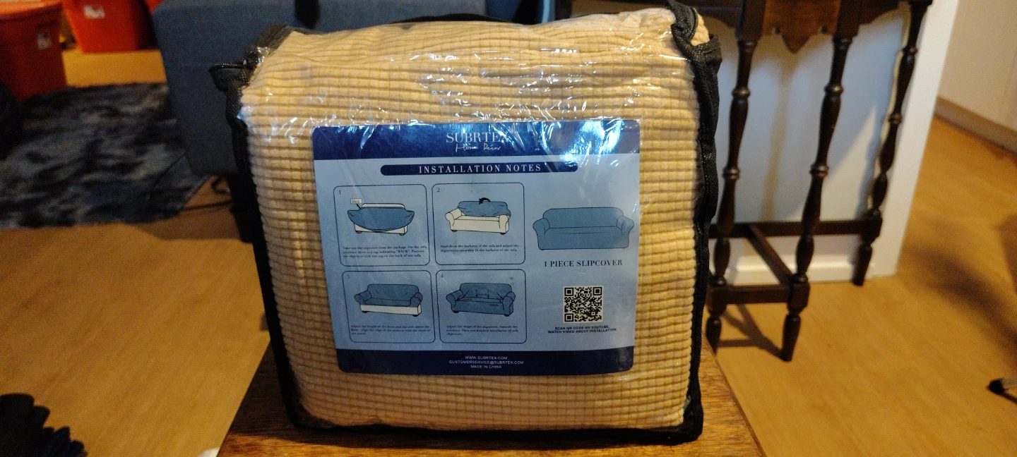 SureTex Pillow Top Sofa Slipcover