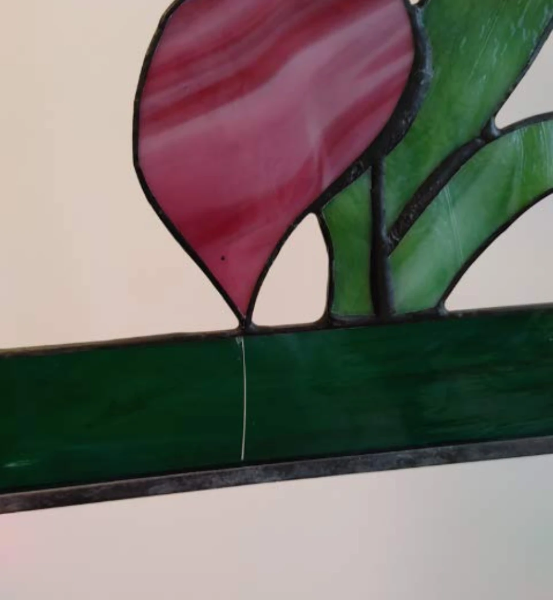 Stained Glass Flower Suncatcher - photo 3