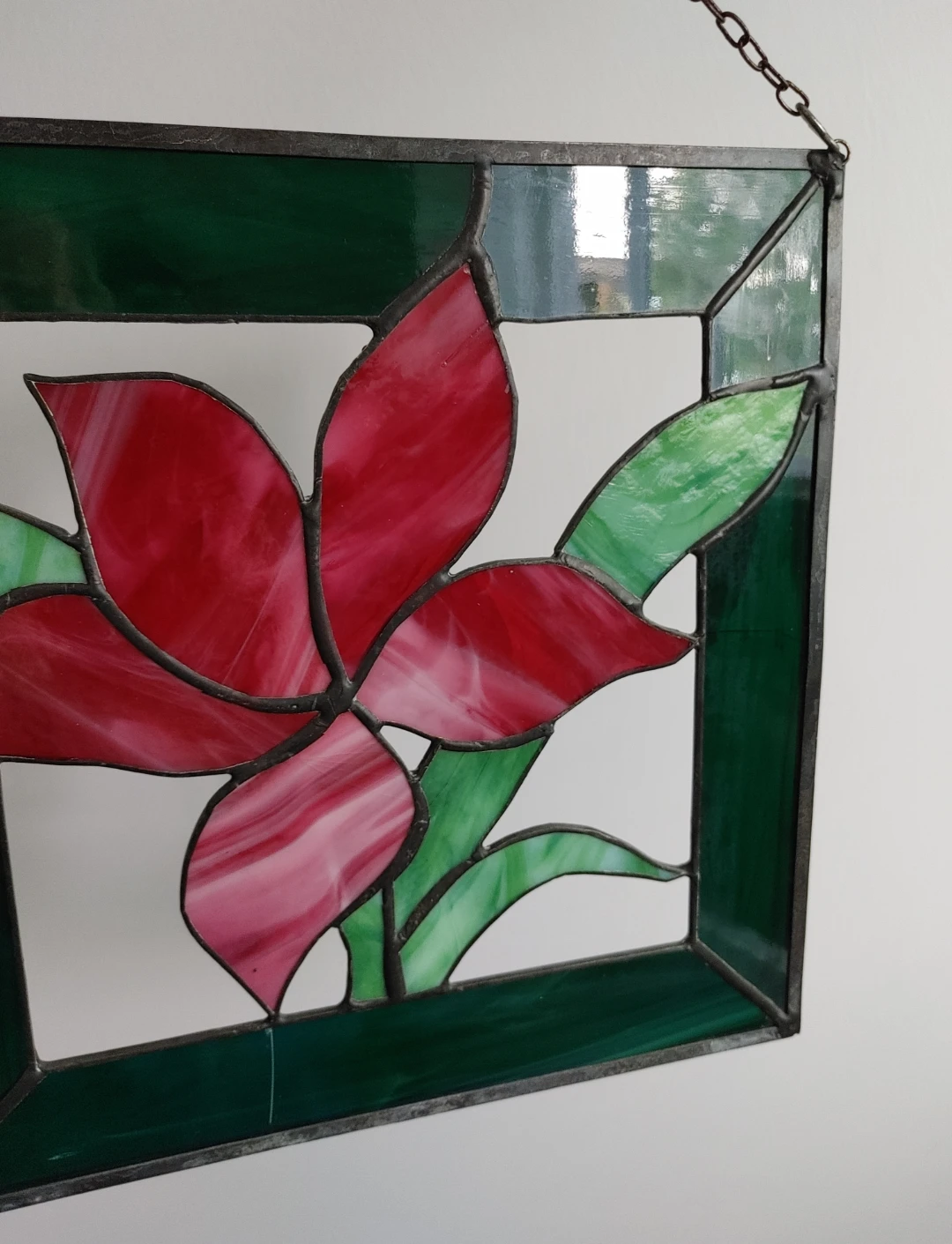 Stained Glass Flower Suncatcher - photo 4