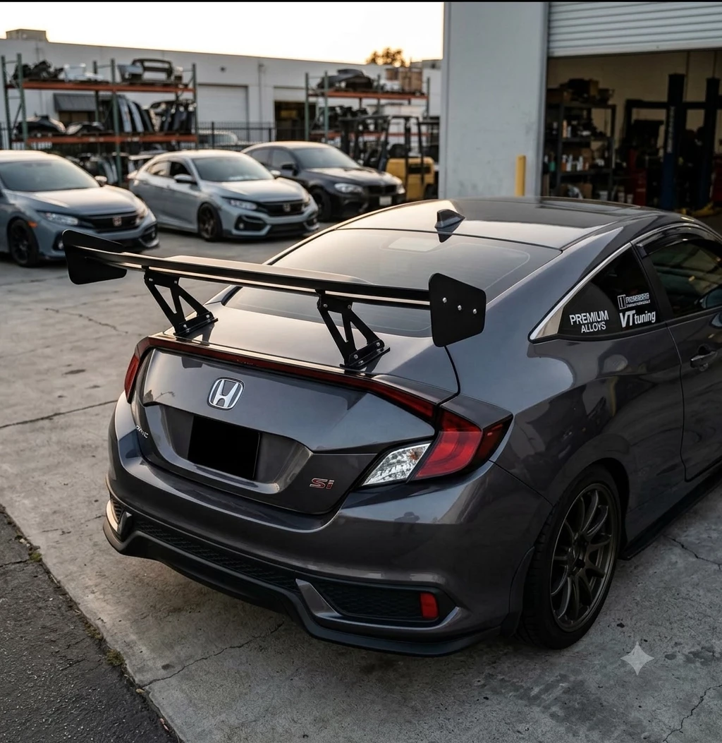 NEW Universal GT Car Spoiler Wing - photo 3