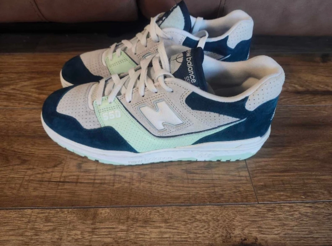 New Balance 550 "Grey Mint" Sneakers