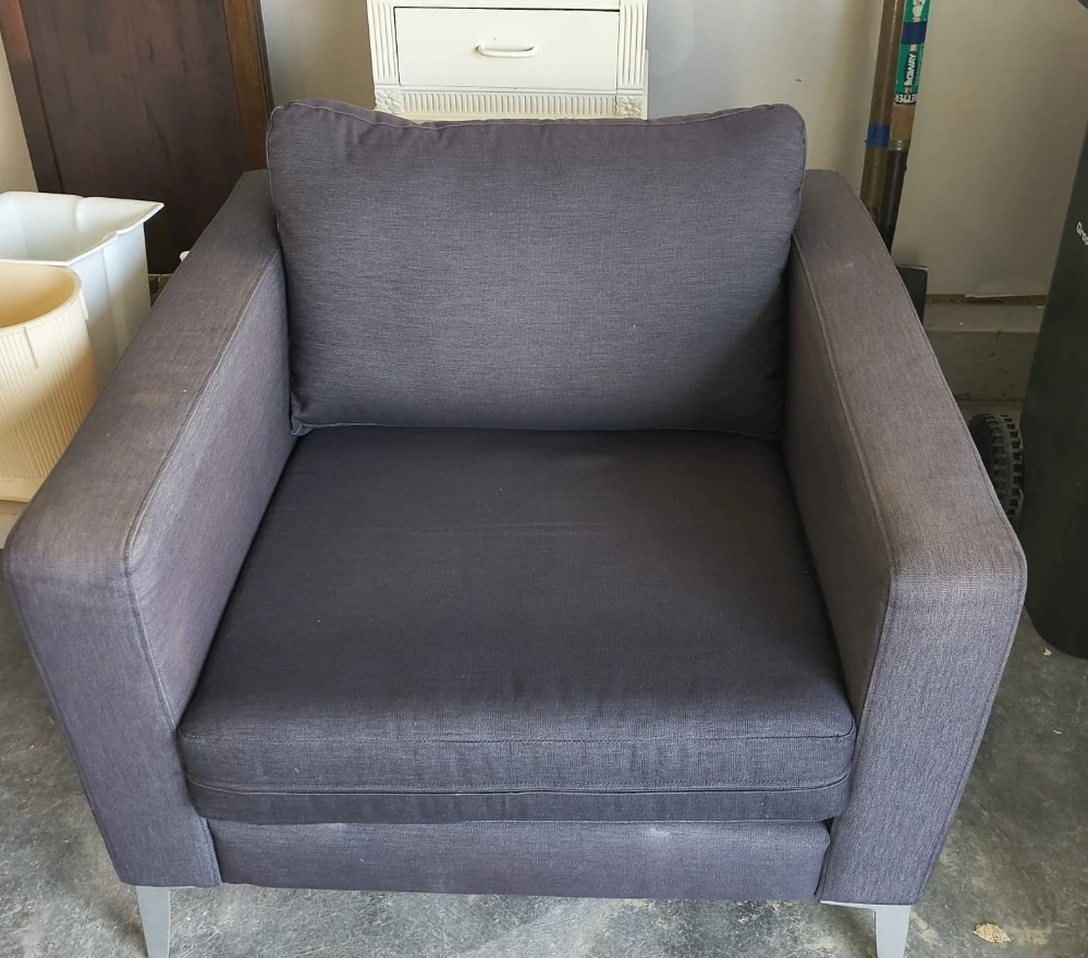 Dark Gray Armchair