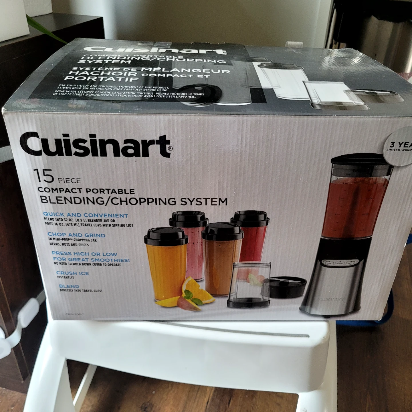Cuisinart 15-Piece Compact Portable Blending/Chopping System - photo 3