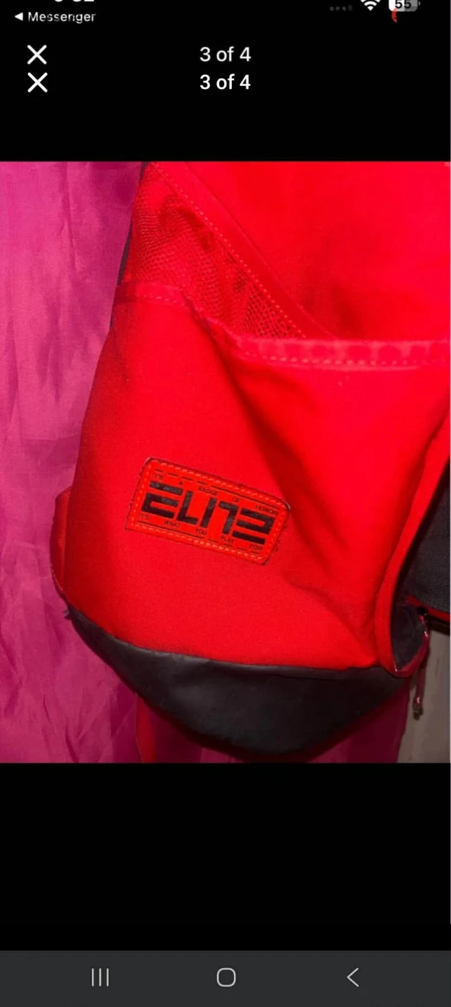 Red Nike elite bag - photo 3