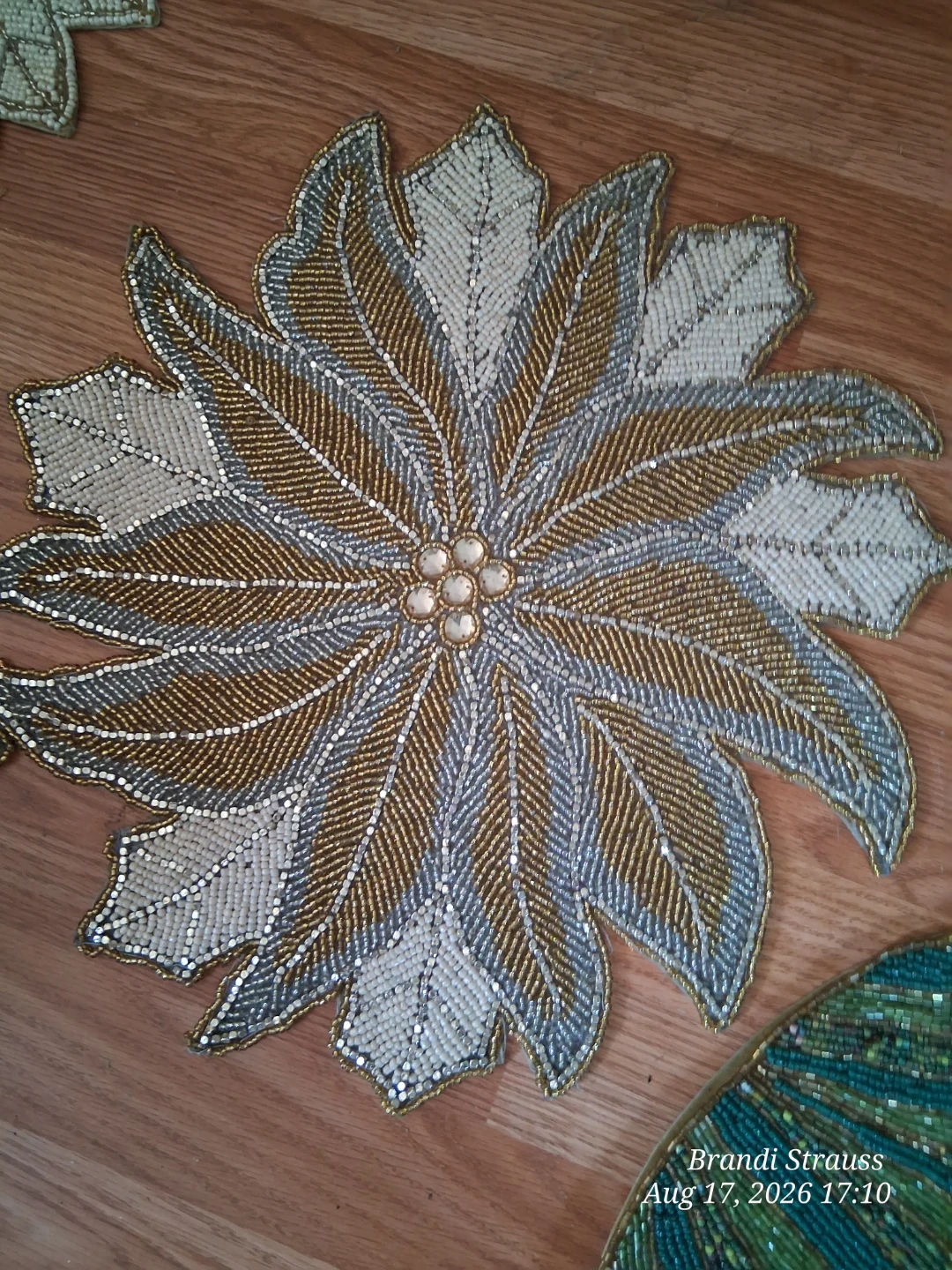 Beaded decorative mats - photo 2