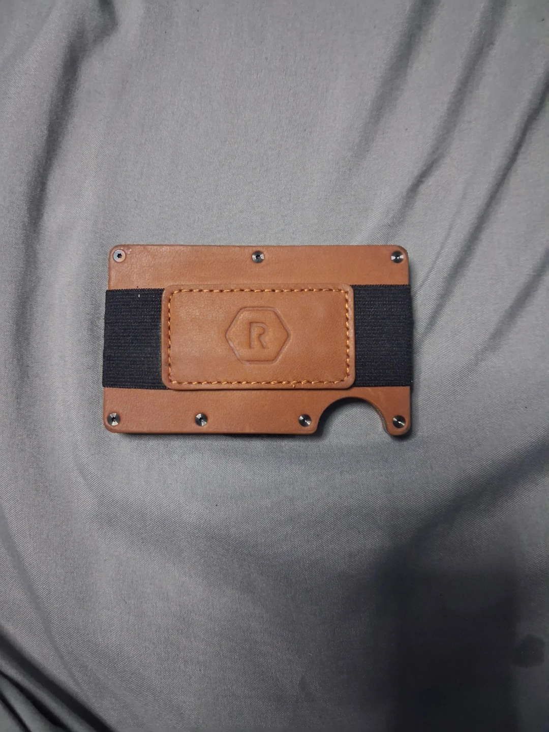 Ridge Wallet Carbon Fiber & Tan Leather