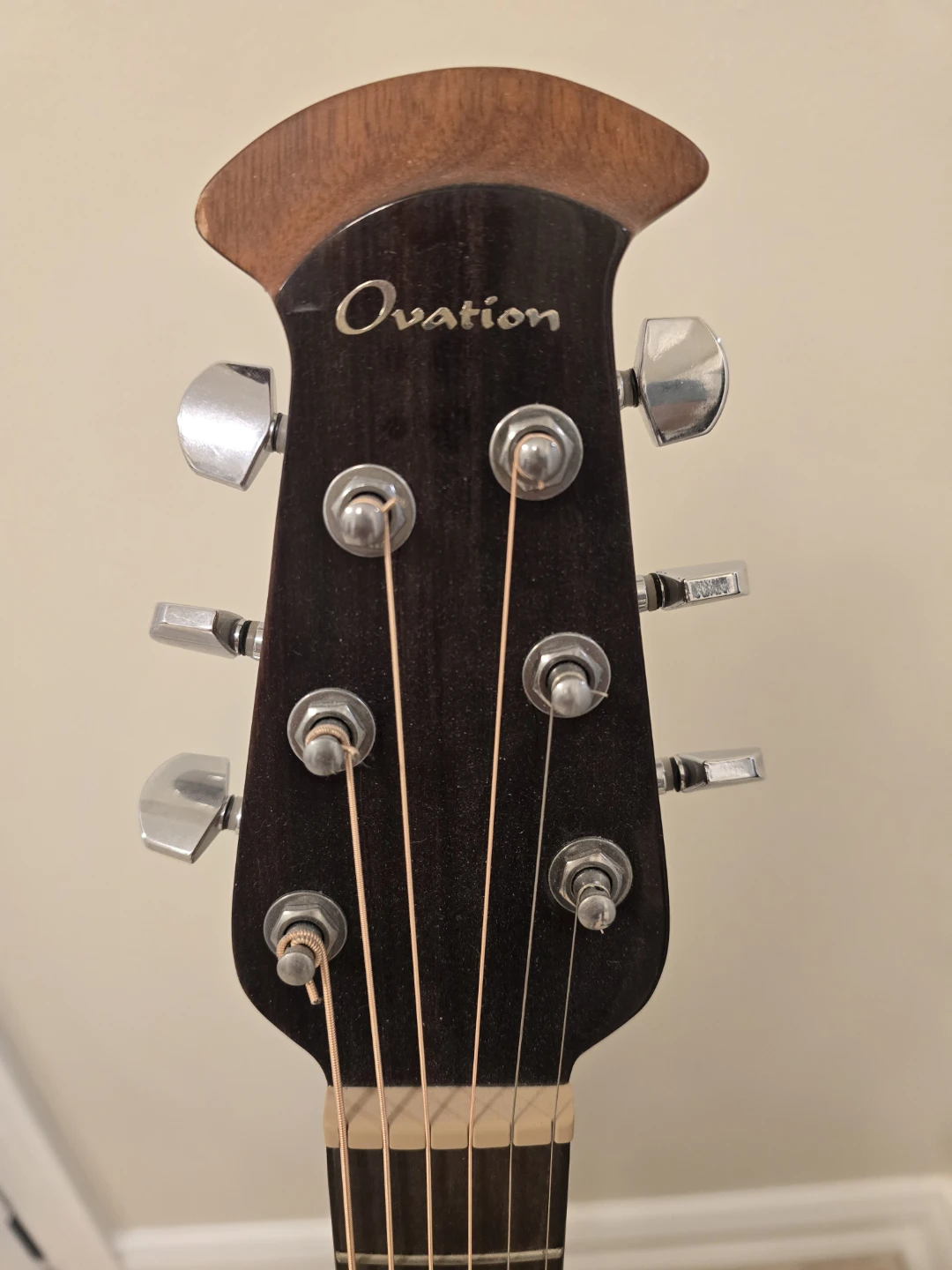 Ovation Acoustic Electric Guitar - Blue - photo 3