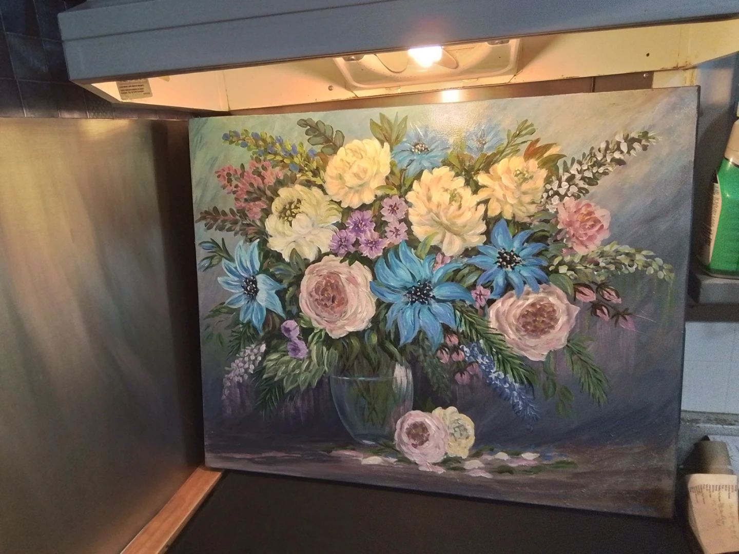 Stunning Floral Still Life Oil Painting by Nisreen Askar - photo 2