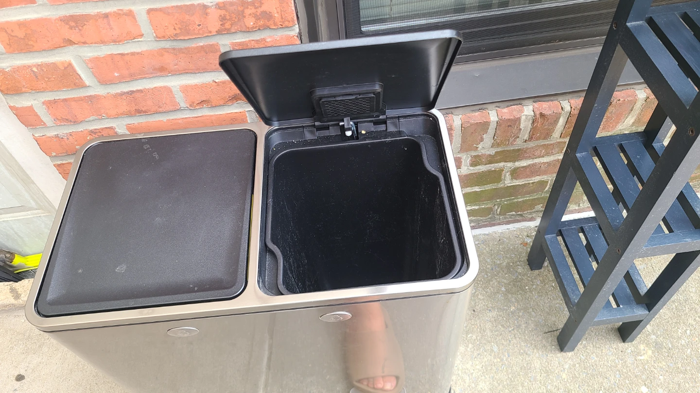 Simplehuman Dual Compartment Recycling Bin - photo 4