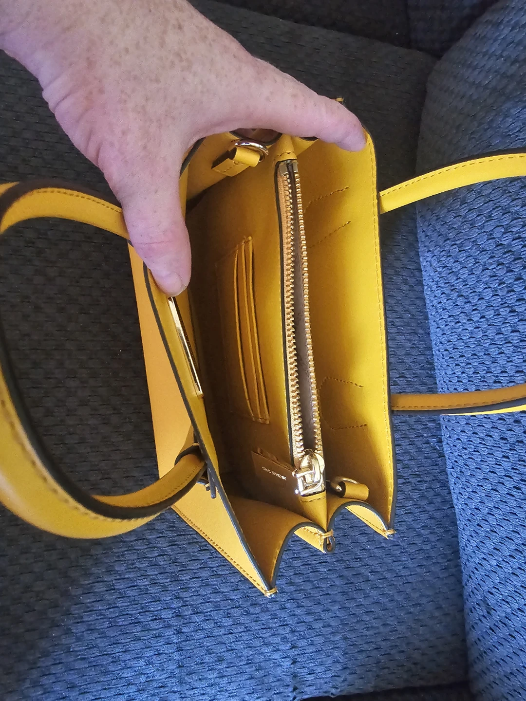 Michael Kors Mercer Tote Bag - Yellow - photo 3