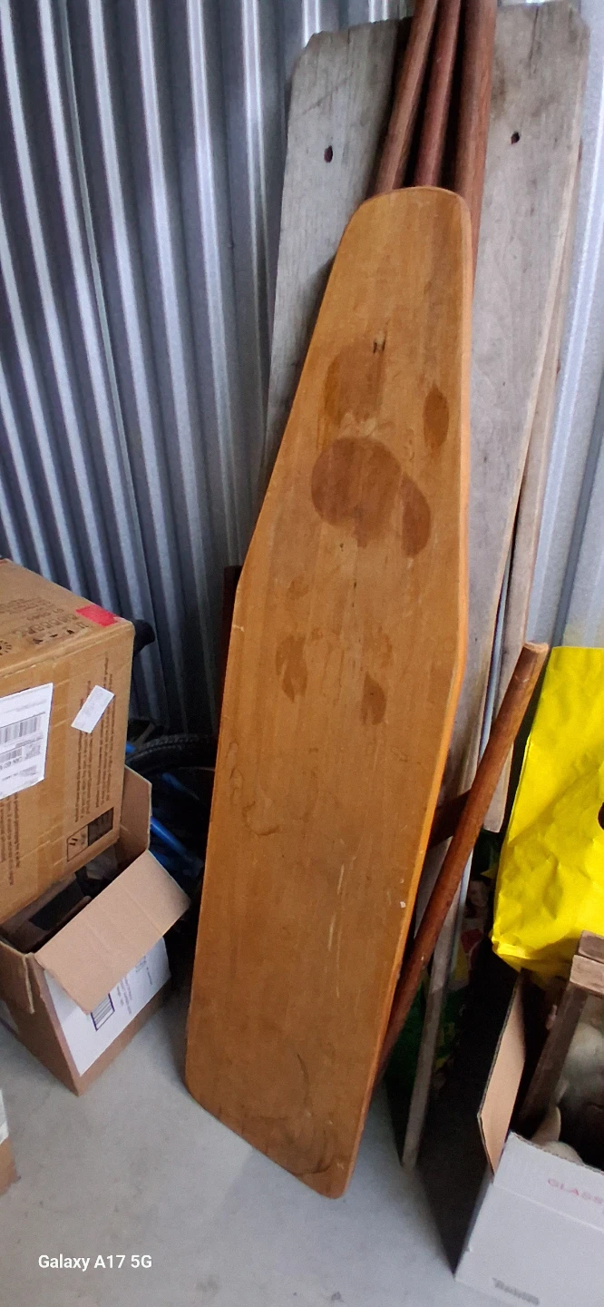Wooden ironing board