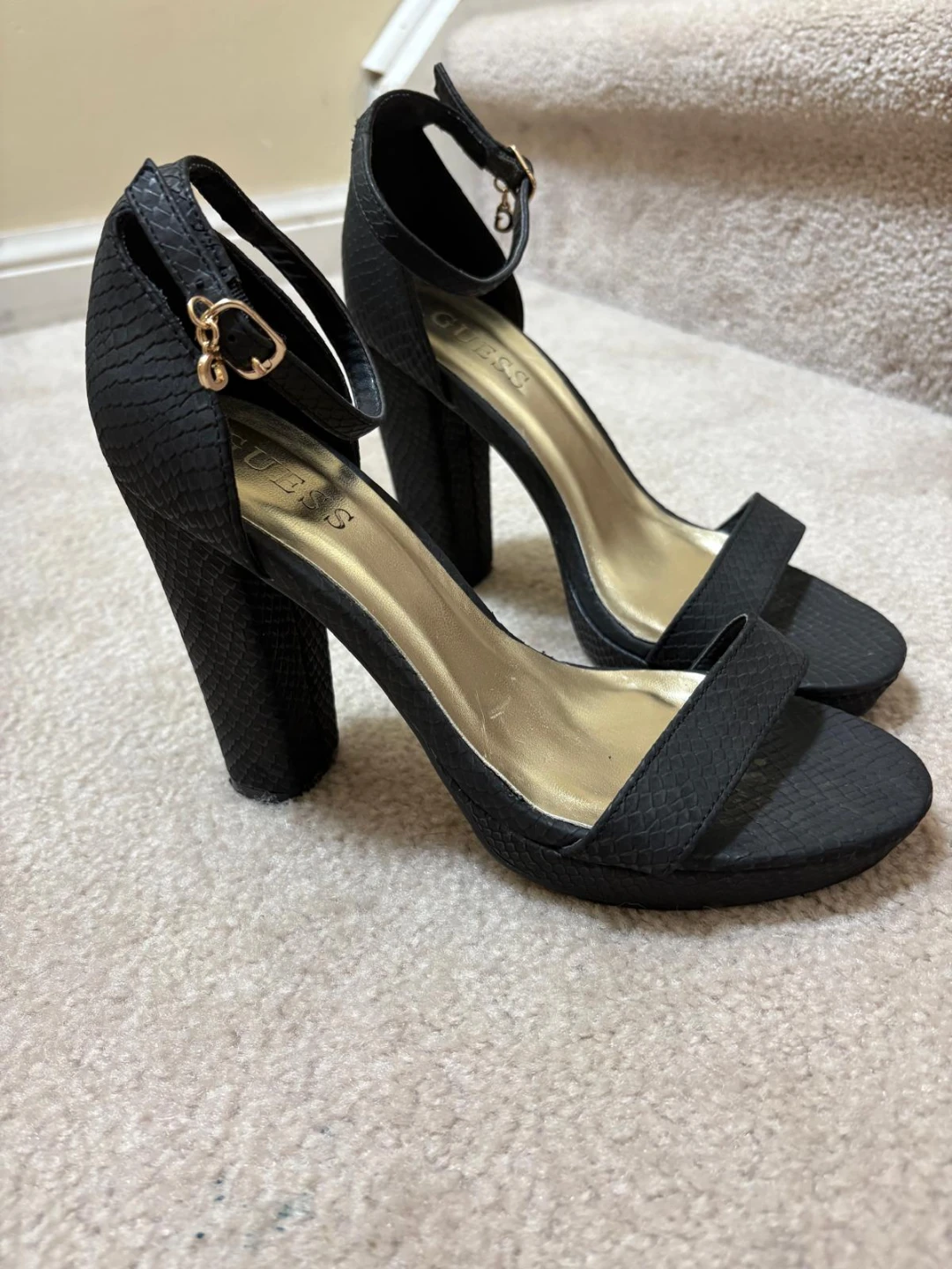Black Guess Heeled Sandals - photo 2