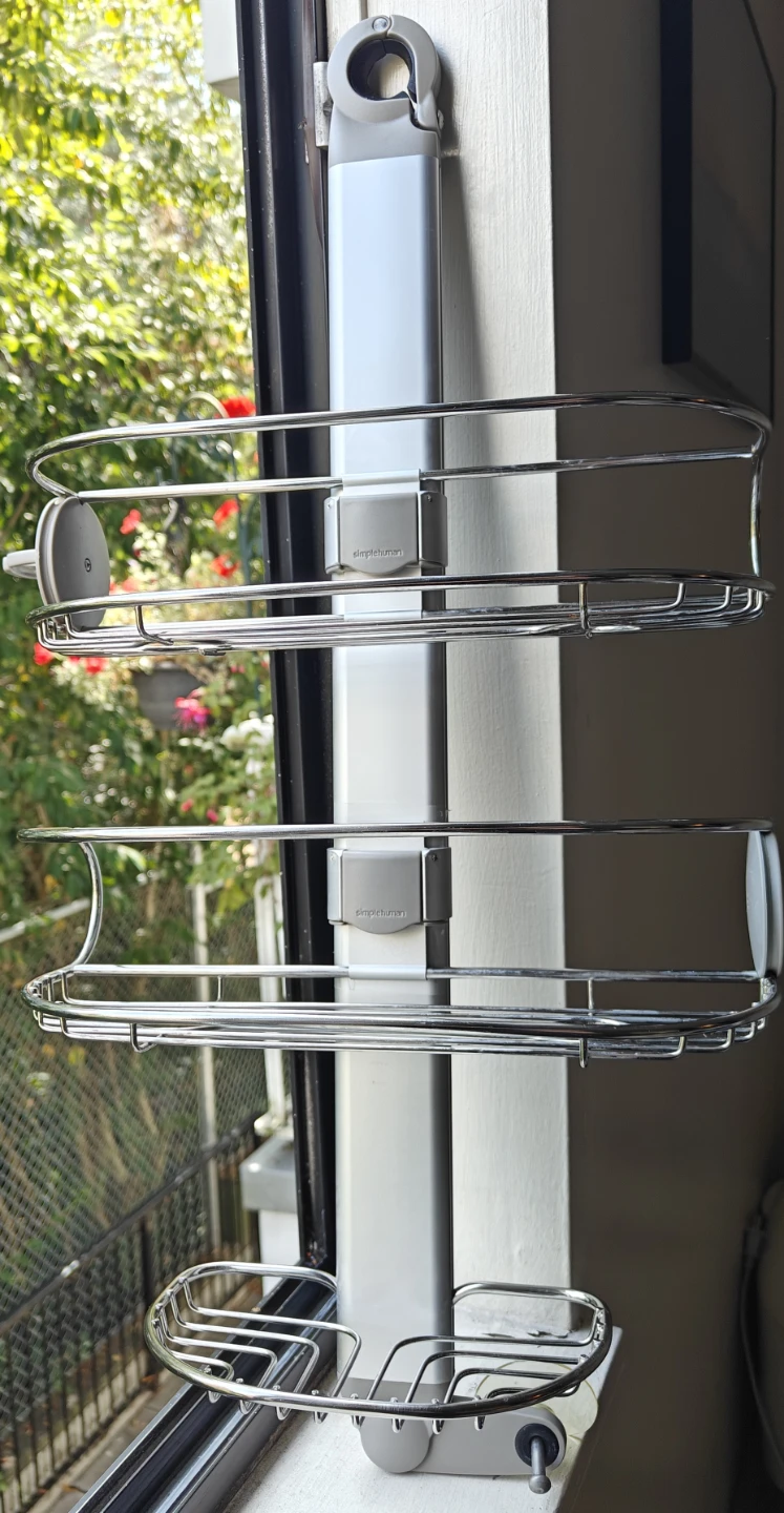 Simplehuman Rust-Resistant Adjustable Shower Caddy - photo 2