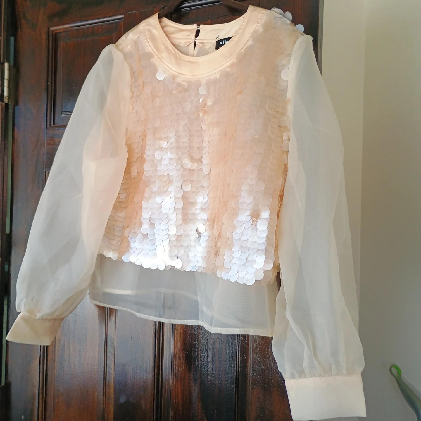 Sequin long sleeve Blouse