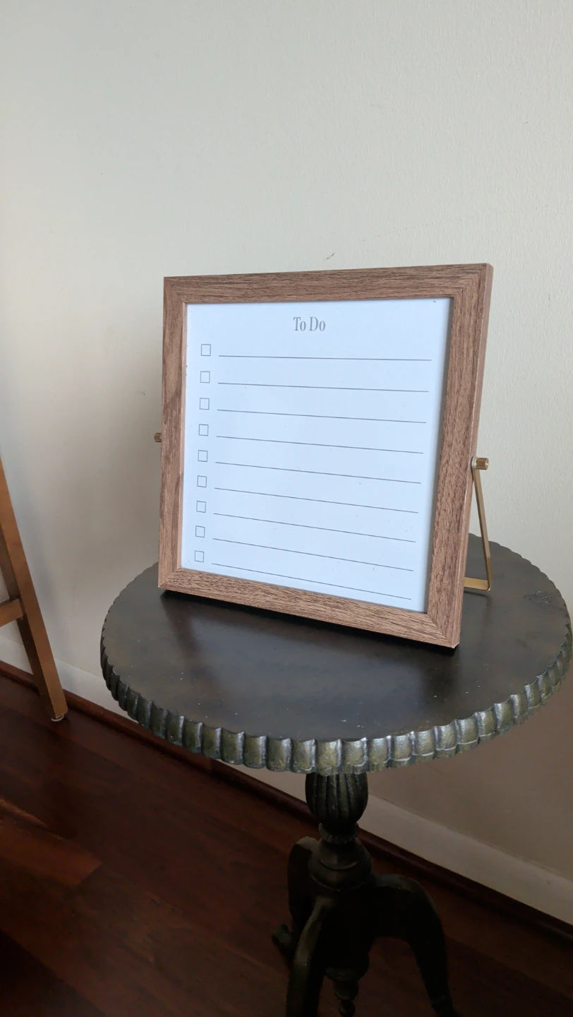 Wooden Framed To Do List Board