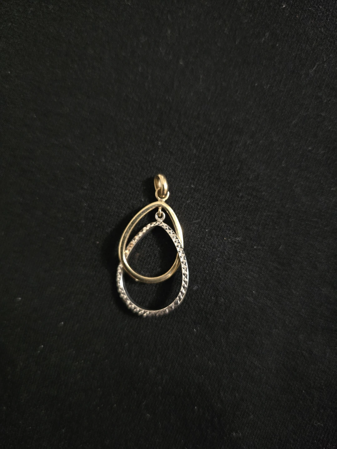 Interlocking Teardrop Pendant Necklace - photo 2