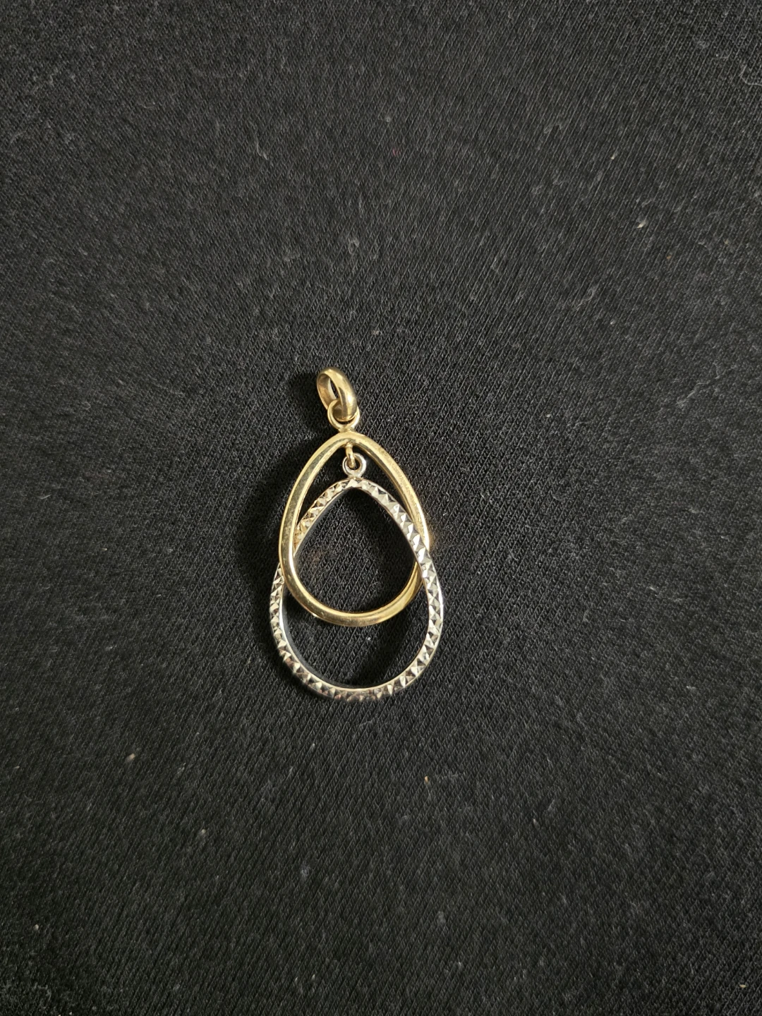 Interlocking Teardrop Pendant Necklace - photo 4