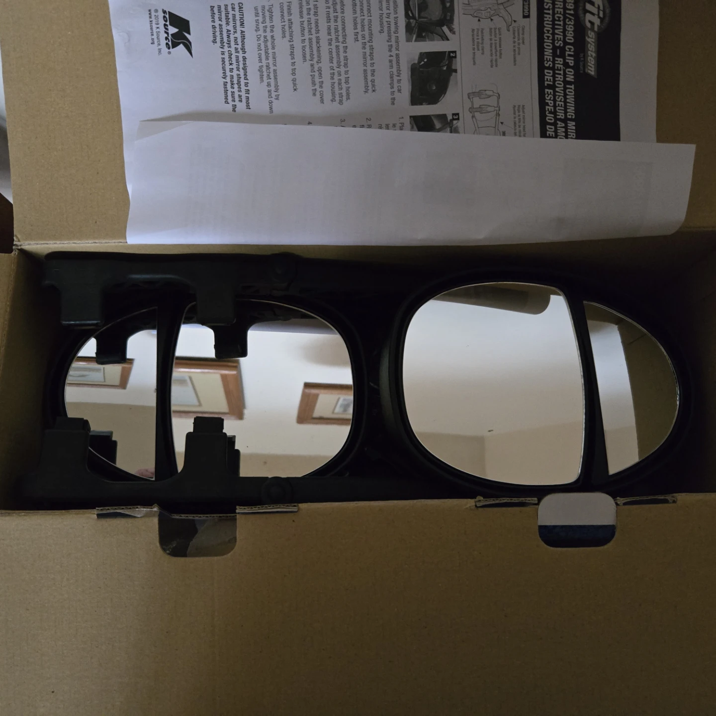 Fit System Dual View Clip-On Towing Mirrors - photo 4