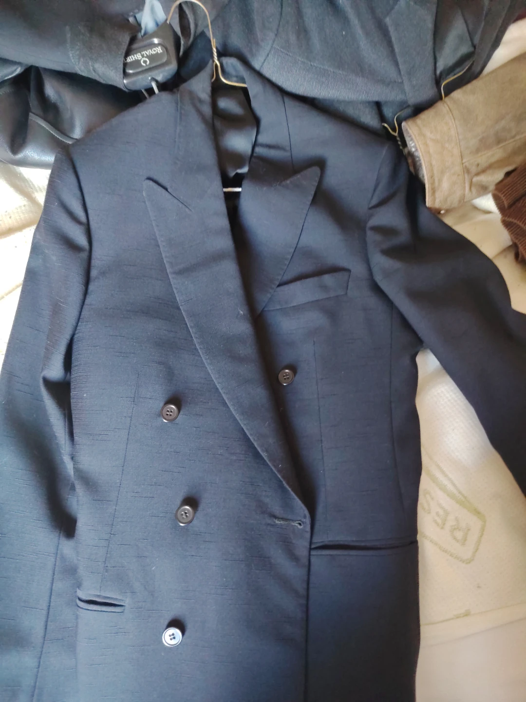 Royal Ship Black Double-Breasted Blazer - photo 2