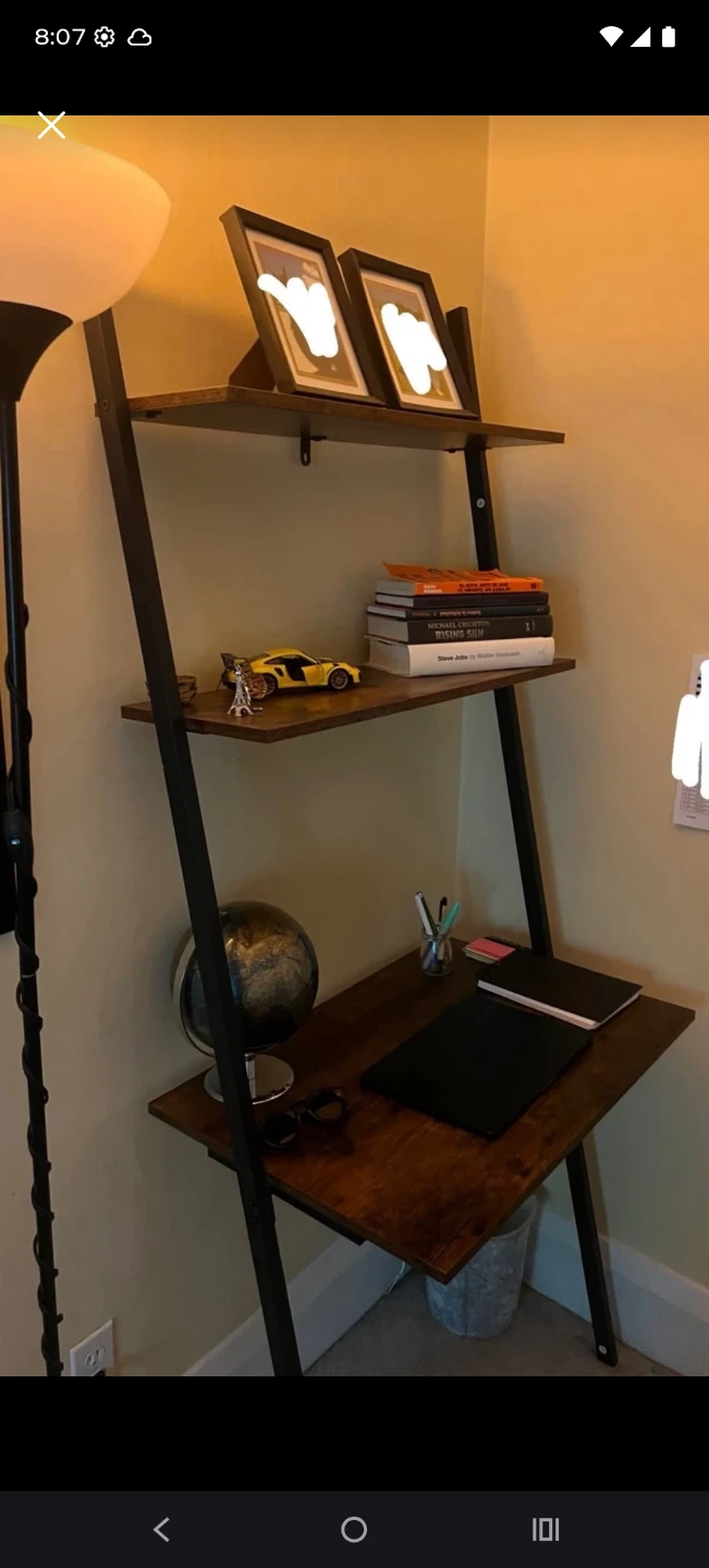 Ladder Style Desk with Shelves