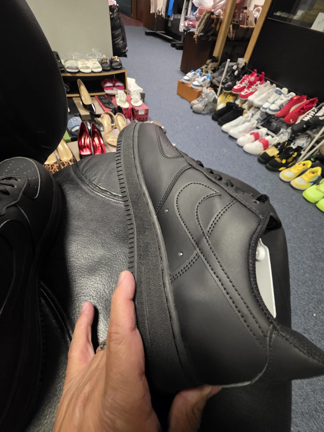 Nike Air Force 1 Low Black Men's Shoes - photo 2