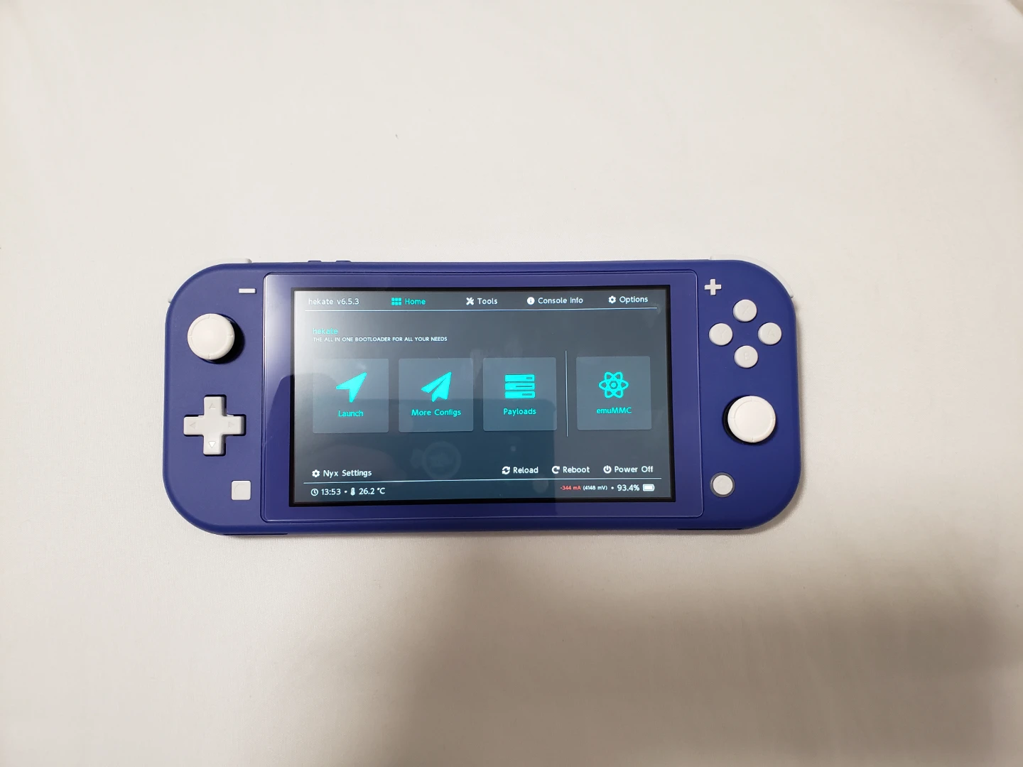 Modded Nintendo Switch Lite - Blue