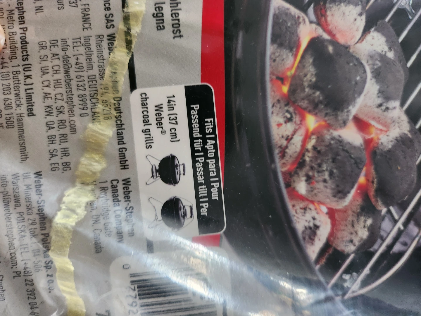 Weber Charcoal Grill Grate 37 cm - photo 2