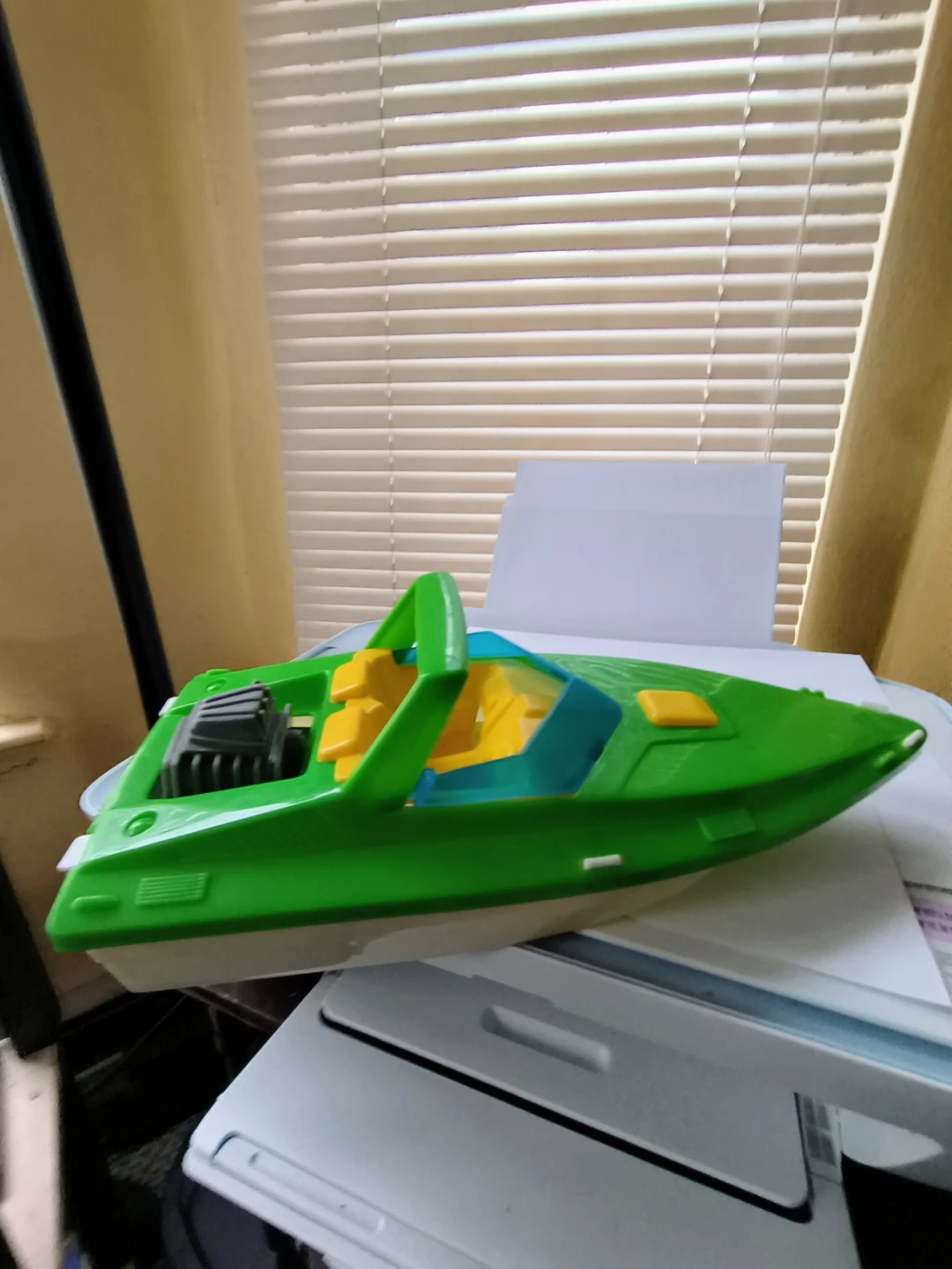 Toy Speedboat about 13 1/2 long floats