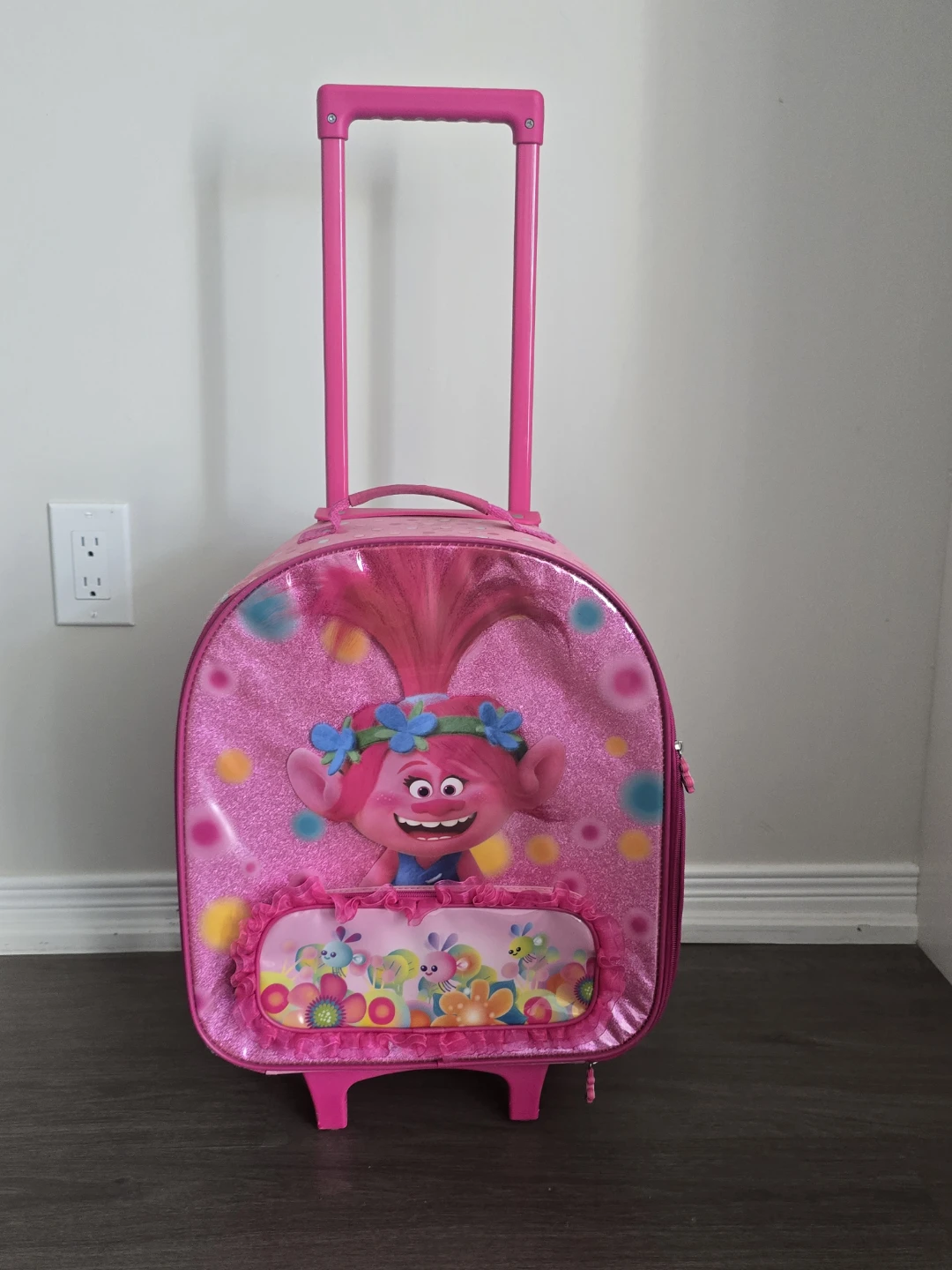 Kids Trolls Rolling Luggage Suitcase