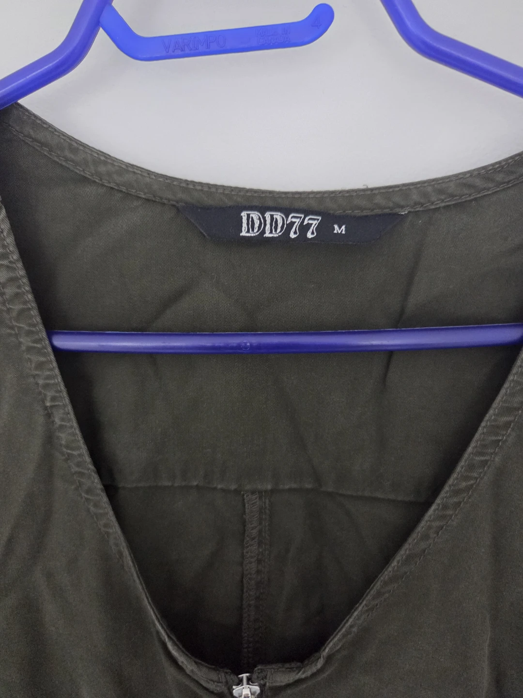 DD77 Olive Green Utility Romper - Size M - photo 4