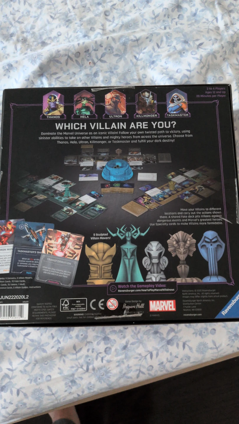 Marvel Villainous: Infinite Power Board Game - photo 2