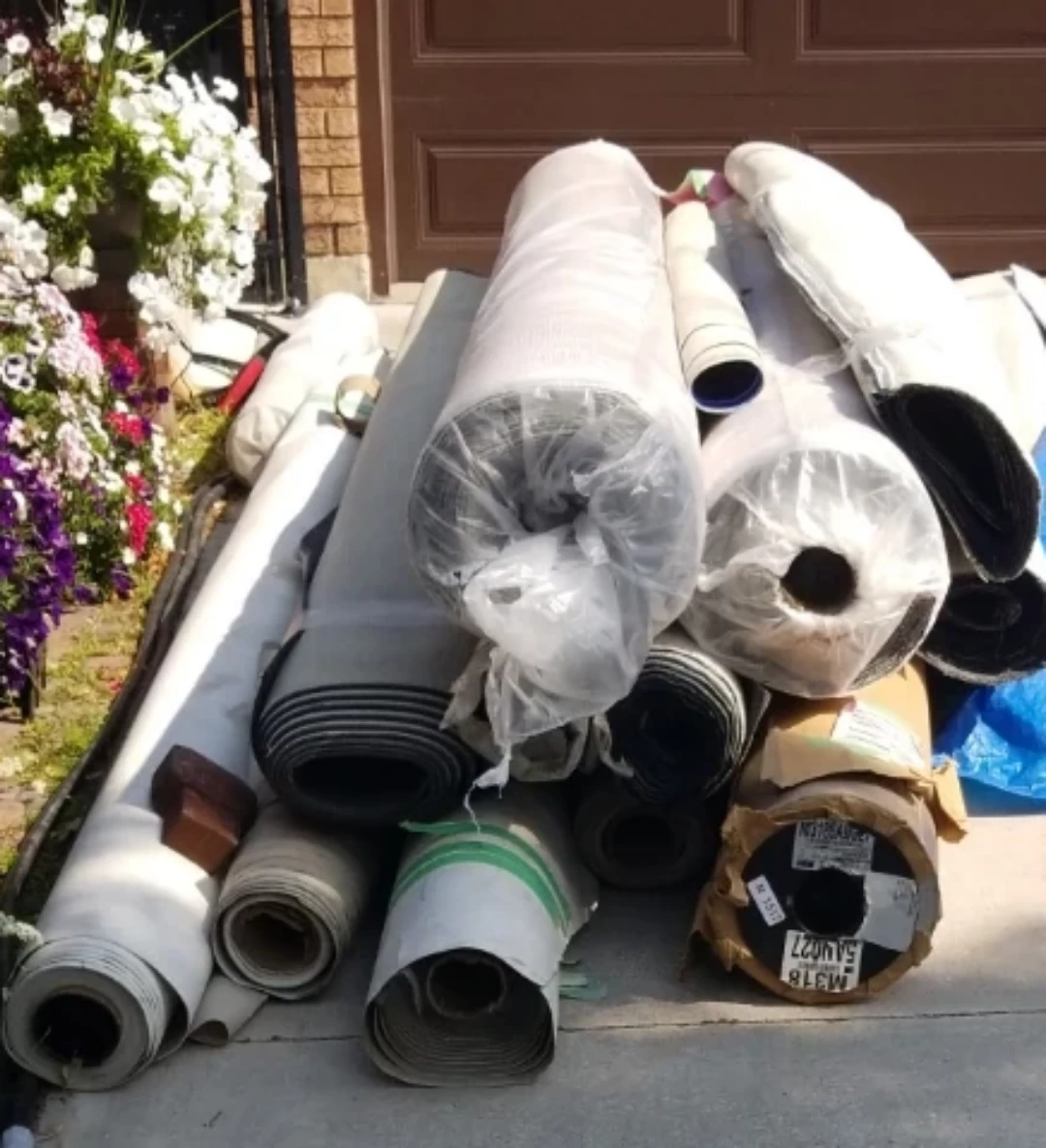 Carpet and vinyl