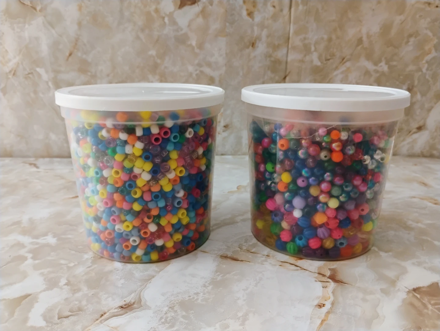 PONY BEADS - ASSORTED COLORS & SHAPES - photo 4