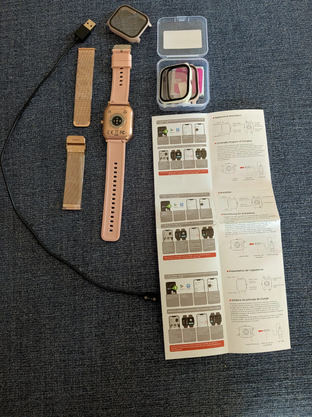 Pink Smart Watch fitness  CASH ONLY AS IS - photo 3