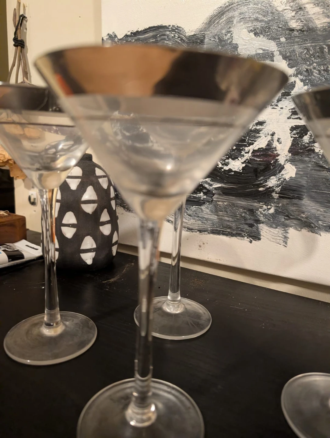 Vintage - 1960s MCM Style Martini Glasses - photo 2