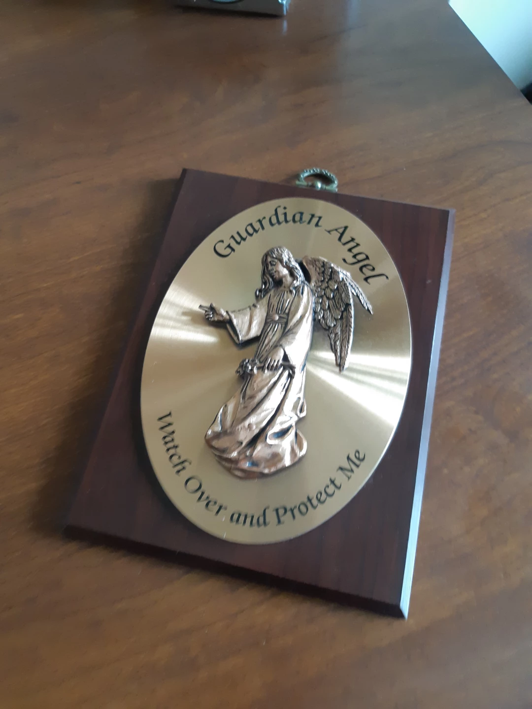 Vintage Guardian Angel Protection Plaque - photo 2