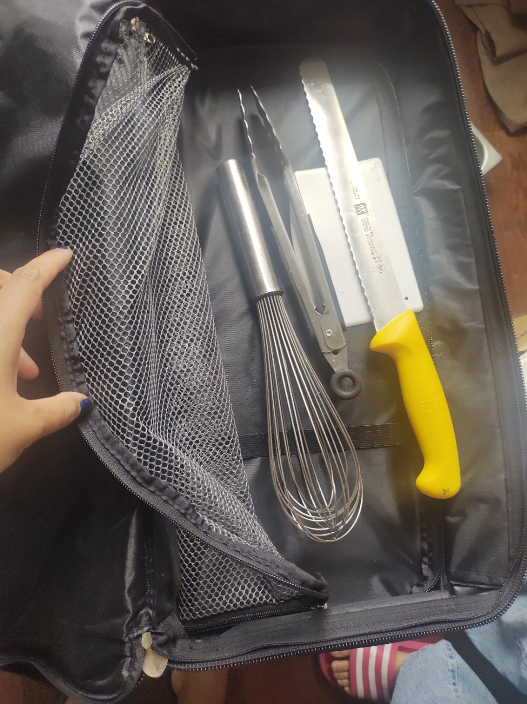 Chef School Knife Roll Bag with Utensils - photo 2